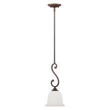  1581-RBZ - Courtney Lakes 1-Light Mini-Pendant light Rubbed Bronze