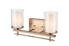  5502-MG - Huderson 2-Light Vanity Modern Gold