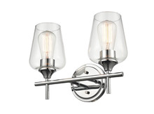  9702-CH - Ashford 2-Light Vanity Chrome