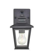  4701-PBK - Bellmon 1-Light Outdoor Wall Sconce Powder Coated Black