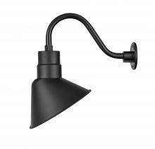  LEDRAS12-SB - R Series 1-Light LED Angle Shade Satin Black