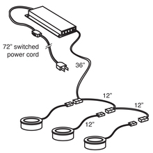  GMT60-C - 12VAC Electronic Remote Transformer for 12V Xenon Pucks