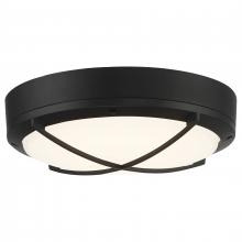  20255LEDMG-MBL/FST - Dual Voltage Outdoor LED Flush Mount