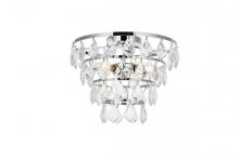  1101F16C - Ella 16 Inch Flush Mount in Chrome