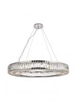  2116G63C/RC - Cuvette 36 Light Chrome Chandelier Clear Royal Cut Crystal