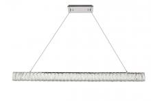  3502D47C - Monroe Integrated LED Chip Light Chrome Chandelier Clear Royal Cut Crystal