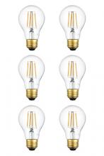  A19LED102-6PK - LED 3000k Nostalgic Filament 4.5 Watts 450 Lumens A19 Light Bulb