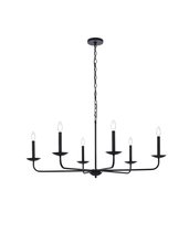  LD812D42BK - Cohen 42 Inch Pendant in Black