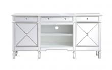  MF61072AW - Contempo 72 In. Mirrored Credenza in Antique White