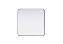  MR8A2424SIL - Contour Metal Square Mirror 24x24 in Silver