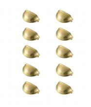  PL3002-GD-10PK - Atticus 3" Center to Center Brushed Gold Cup Bar Pull Multipack (Set of 10)