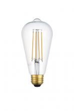  ST18LED102-6PK - LED 3000k Filament 3.5 Watts 180 Lumens St18 Light Bulb