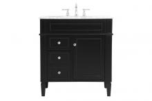  VF12532BK - 32 Inch Single Bathroom Vanity in Black