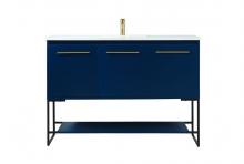  VF42548MBL - 48 Inch Single Bathroom Vanity in Blue