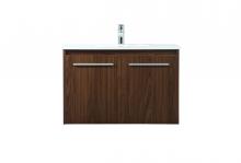  VF44530MWT - 30 Inch Single Bathroom Vanity in Walnut