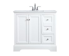  VF90336WH - 36 inch  Single Bathroom Vanity in White