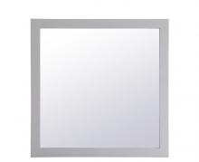  VM23636GR - Aqua Square Vanity Mirror 36 Inch in Grey