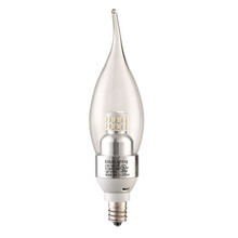  E12SF-4-D-41-C - LED S30C35  E12 120V 4W 4100K 320LM  Dimmable CHROME