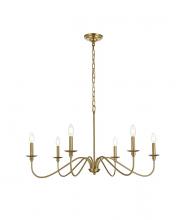  LD5006D36SG - Rohan 36 inch chandelier in Satin Gold