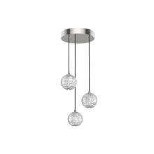  MP321203PN - Marni 3 Head Polished Nickel LED Multi Pendant