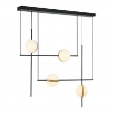  LP302004MBBG - Tagliato 40-in Matte Black/Brushed Gold LED Linear Pendant