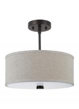  77262-710 - Dayna Shade Pendants Two Light Flush / Semi-Flush Convertible