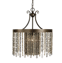  2958 BN - 4-Light Brushed Nickel Penelope Dining Chandelier