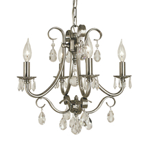  2994 BN - 4-Light Brushed Nickel Liebestraum Mini Chandelier