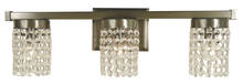  4743 BN - 3-Light Brushed Nickel Gemini Sconce