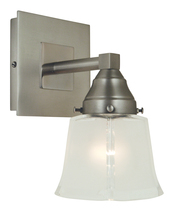  4771 SP/PN - 1-Light Satin Pewter/Polished Nickel Mercer Sconce