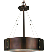  5392 RB/EB - 4-Light Roman Bronze/Ebony Oracle Dinette Chandelier