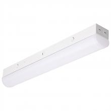  65/1700 - 2 ft. LED; 20 Watt Linear Strip Light; CCT Selectable; White Finish; 120-277 Volt; Microwave Sensor