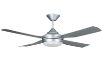  21289601 - Lucci Air Moonah Silver 52-inch LED Light with Remote Control Ceiling Fan