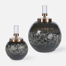  17729 - Uttermost Cessair Art Glass Bottles, S/2