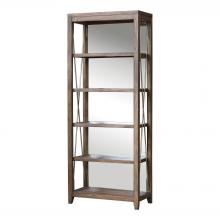  25434 - Delancey Weathered Oak Etagere