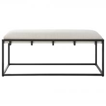  23674 - Paradox Iron & Fabric Bench