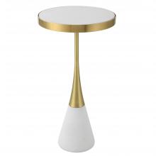  25281 - Apex White Concrete Accent Table