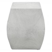  25295 - Grove Ivory Wooden Accent Stool