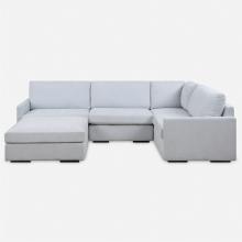  23853-A - Refuge Armless Cloud Blue Sofa