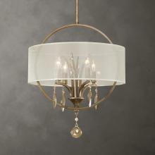  21962 - Uttermost Alenya 4 Light Fabric Drum Pendant