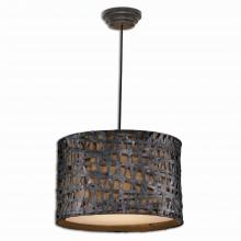  21104 - Uttermost Alita Aged Black Drum Pendant