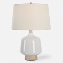  30250-1 - Uttermost Opal Gloss White Table Lamp