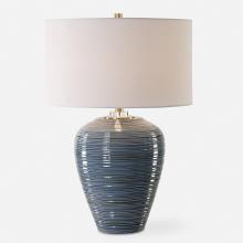  30359 - Uttermost Moher Glossy Blue Table Lamp