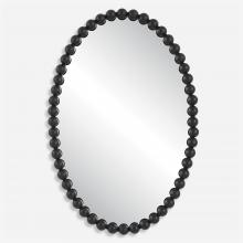  09876 - Uttermost Serna Black Oval Mirror