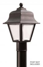  220TC-LR12W-BK - MARLEX PROVIDENCE POST LANTERN