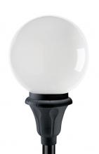  C2014T-BK - PARK PLACE, STYLE "A"  BLACK, CLEAR GLOBE 18", SOCKET ONLY