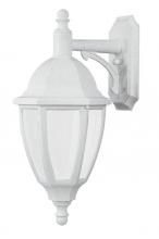  S11VF-WH - EVERSTONE WALL LANTERN WHITESTONE W/FROSTED LENS