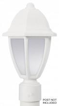  S21TF-WH - EVERSTONE POST LANTERN WHITESTONE W/FROSTED LENS