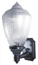  S27SC-BK - EVERSTONE WALL LANTERN BLACKSTONE W/CLEAR LENS