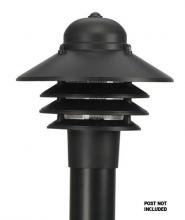  S75TC-LR12W-BK - NAUTICAL POST MOUNT